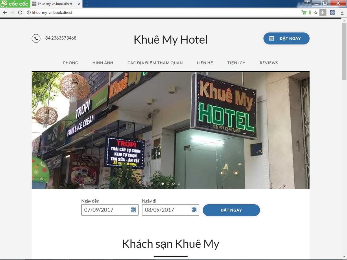 Khue My Hotel Дананг Екстер'єр фото